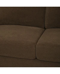 Streamdale Furniture U-Shaped Dual Chaise Sofa with Upholstered Armrests