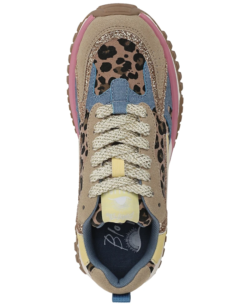 Blowfish Malibu Women's Leo Retro Lace-Up Platform Sneakers