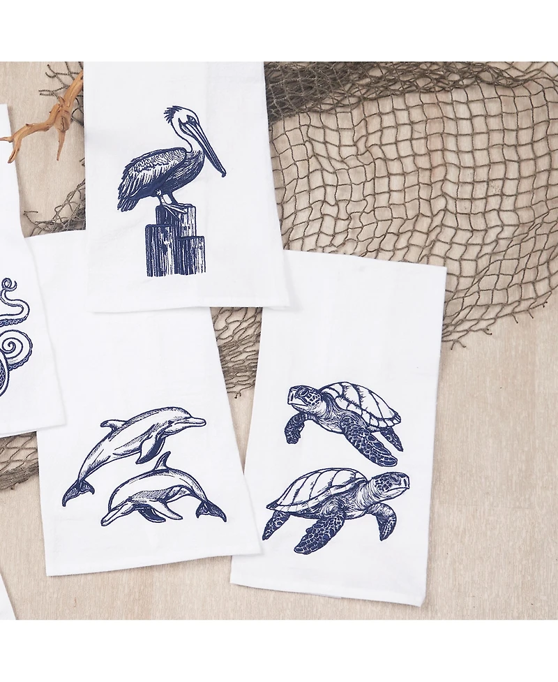 C&F Home Pelican Kitchen and Bathroom Embroidered Hand Towel