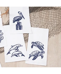 C&F Home Pelican Kitchen and Bathroom Embroidered Hand Towel