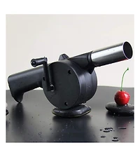 Mountaintop Bbq Fan Air Blower Fast Fire Starter Portable Mini Manual Hand Crank for Outdoor Picnic Camping Cooking Barbecue Charcoal Grills