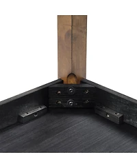 Streamdale Furniture Oak Square Wooden Dining Table for 4