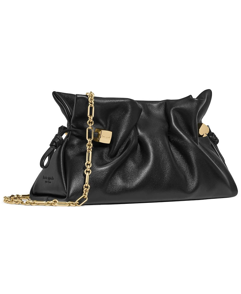 kate spade new york Rio Dot Suede Small Clutch Handbag