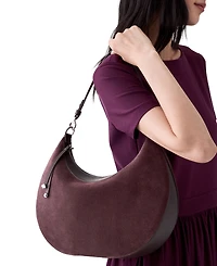 kate spade new york Liv Suede Large Shoulder Handbag