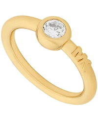 Michael Kors Bezel-Set Solitaire Ring