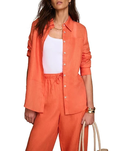 Mint Velvet Women's Linen Blend Shirt