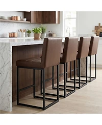 Streamdale Furniture 25.6" Counter Height Bar Stools Set of 4