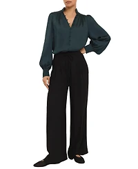 Mint Velvet Women's Satin Long Sleeve Blouse