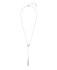 Swarovski Sterling Silver-Plated White Crystals Necklace