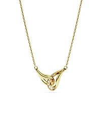 Swarovski Gold-Tone and Sterling Silver-Plated White Crystals Necklace