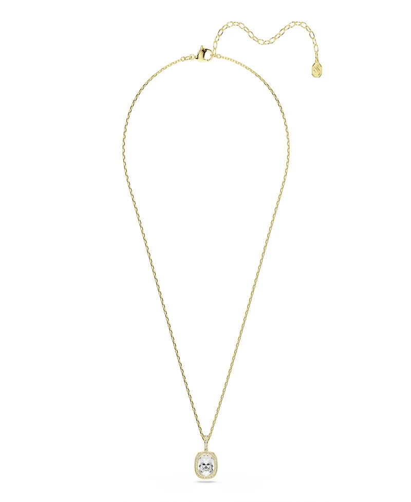 Swarovski Gold-Tone Plated White Crystals Necklace