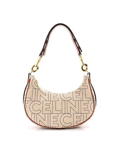 Pre-Owned Celine Medium Ava Bag Logo All Over Textile