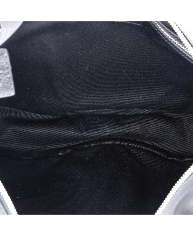 Pre-Owned Versace Large Repeat Hobo Leather