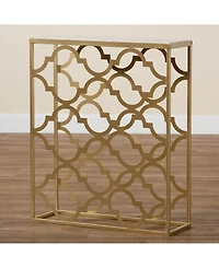 Baxton Studio Calanthe 29.10" Metal Modern and Contemporary Console Table
