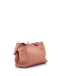 Pre-Owned Bottega Veneta Medium Double Chain Tote Intrecciato Nappa