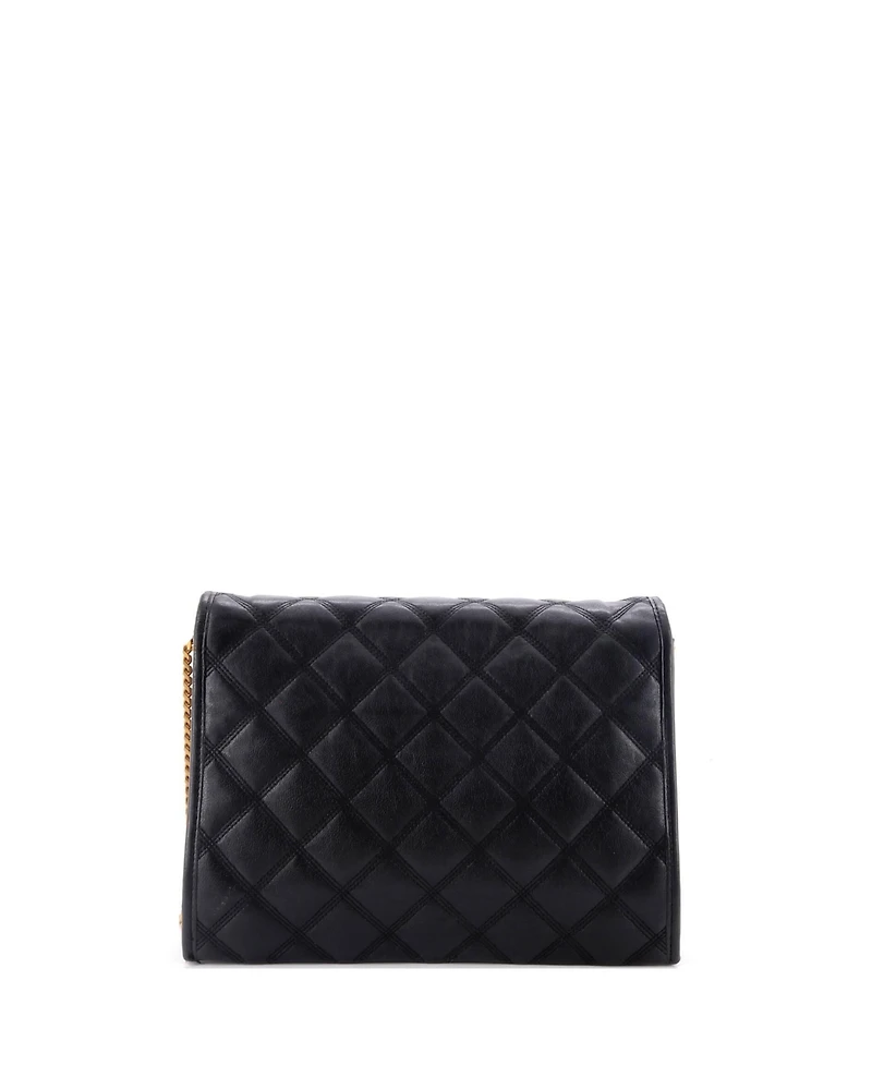 Pre-Owned Saint Laurent Small Becky Shoulder Bag Quilted Leather
