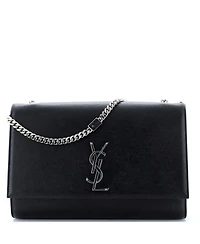 Pre-Owned Saint Laurent Large Classic Monogram Crossbody Bag Grainy Leather