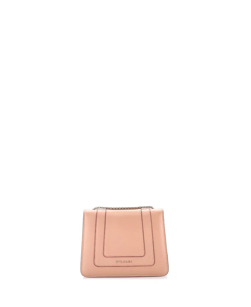 Pre-Owned Bvlgari Small Serpenti Forever Square Shoulder Bag Leather