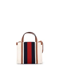 Pre-Owned Gucci Mini Interlocking G Web Tote Canvas
