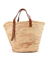 Pre-Owned Loewe Large Basket Tote Raffia