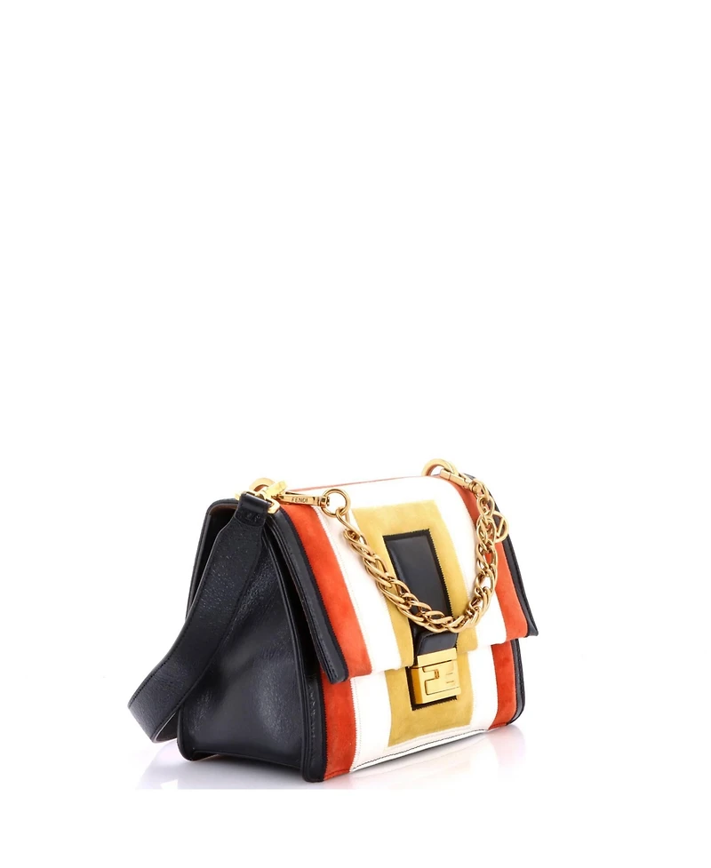 Pre-Owned Fendi Medium Kan U Shoulder Bag Leather
