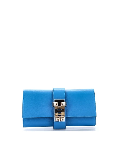 Pre-Owned Hermes 23 Medor Clutch Chevre Mysore