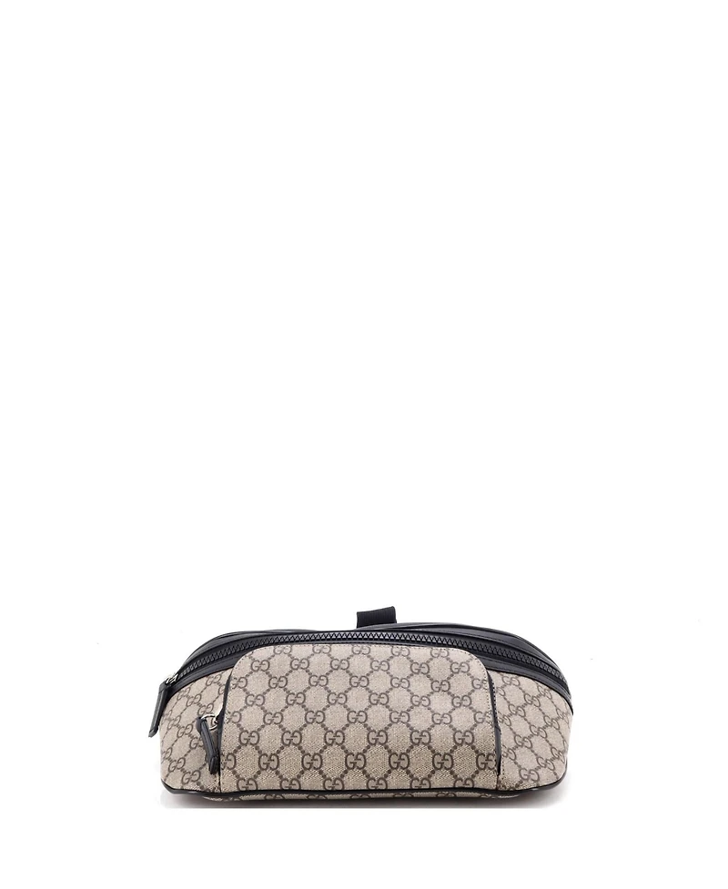 Pre-Owned Gucci Large Belt Bag Gg Coated Canvas with Leather