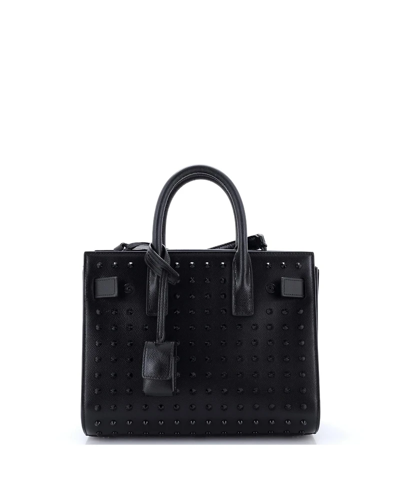 Pre-Owned Saint Laurent Nano Sac de Jour Bag Studded Leather