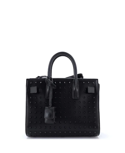 Pre-Owned Saint Laurent Nano Sac de Jour Bag Studded Leather