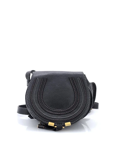 Pre-Owned Chloe Mini Marcie Crossbody Bag Leather