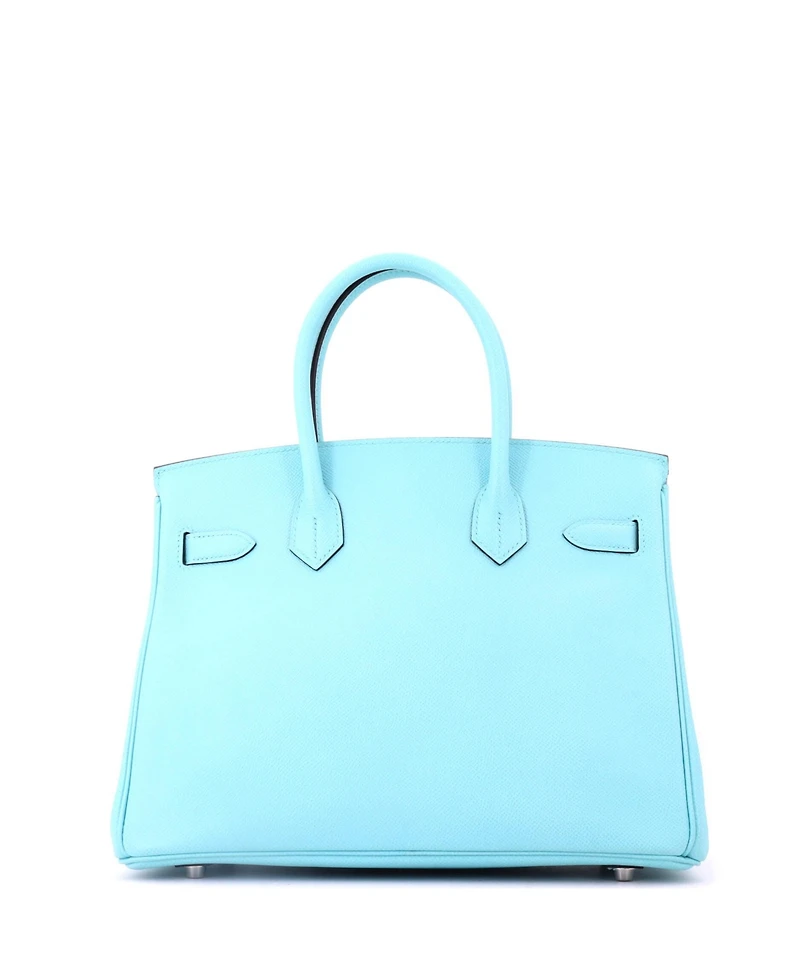 Pre-Owned HERMES Birkin 30 Handbag Epsom with Palladium Hardware
