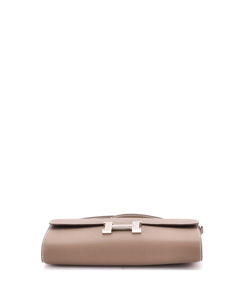 Pre-Owned Hermes Constance To Go Wallet Evercolor