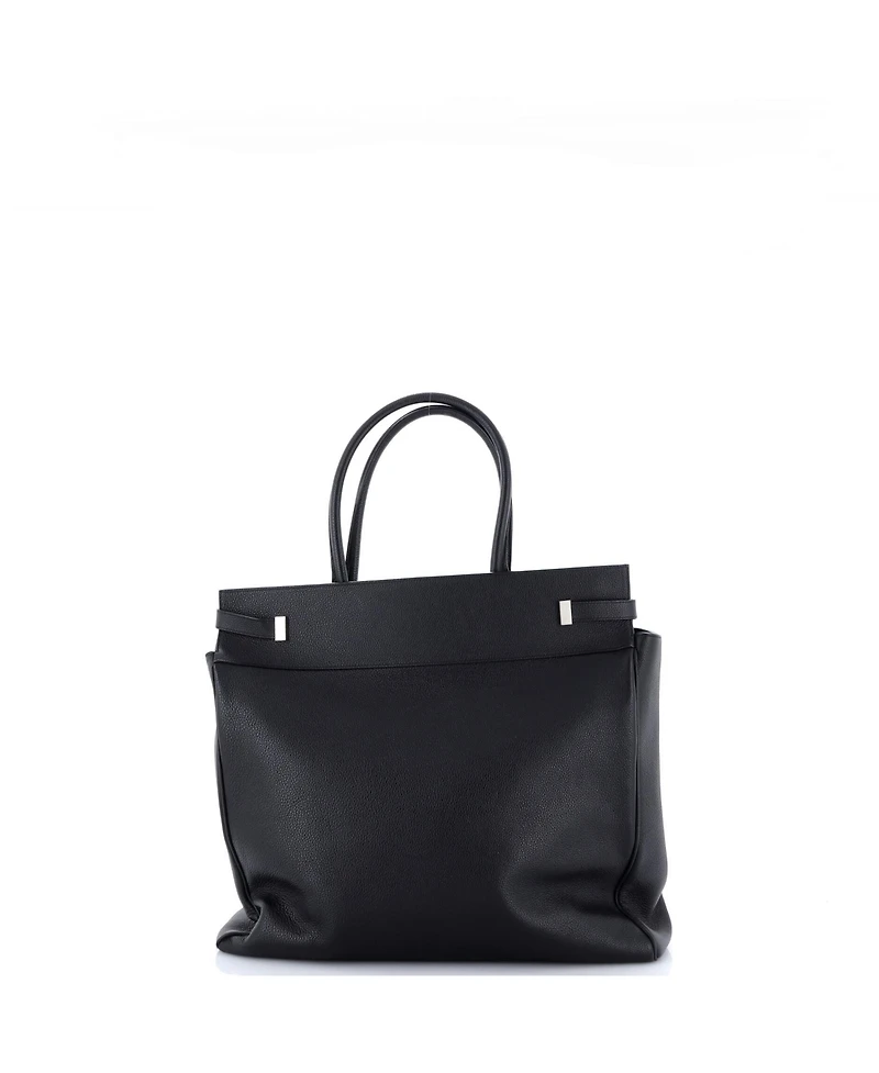 Pre-Owned Saint Laurent North South Manhattan Tote Leather