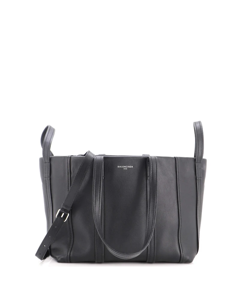 Pre-Owned Balenciaga Small Laundry Day Cabas Leather