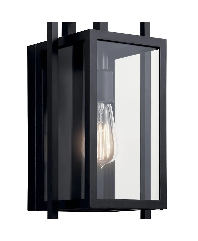 Kichler Goson 16" High Black Outdoor Wall Light