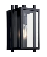 Kichler Goson 16" High Black Outdoor Wall Light