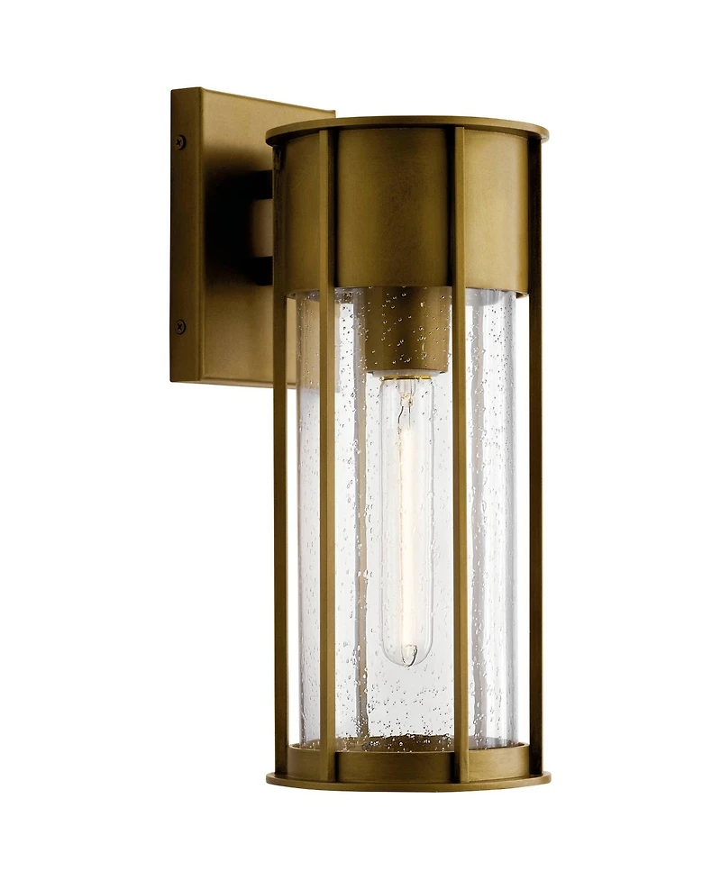 Kichler Camillo 14 3/4"H Natural Brass Outdoor Wall Light