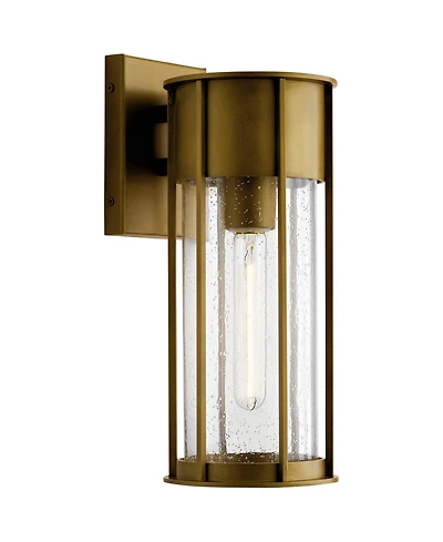 Kichler Camillo 14 3/4"H Natural Brass Outdoor Wall Light