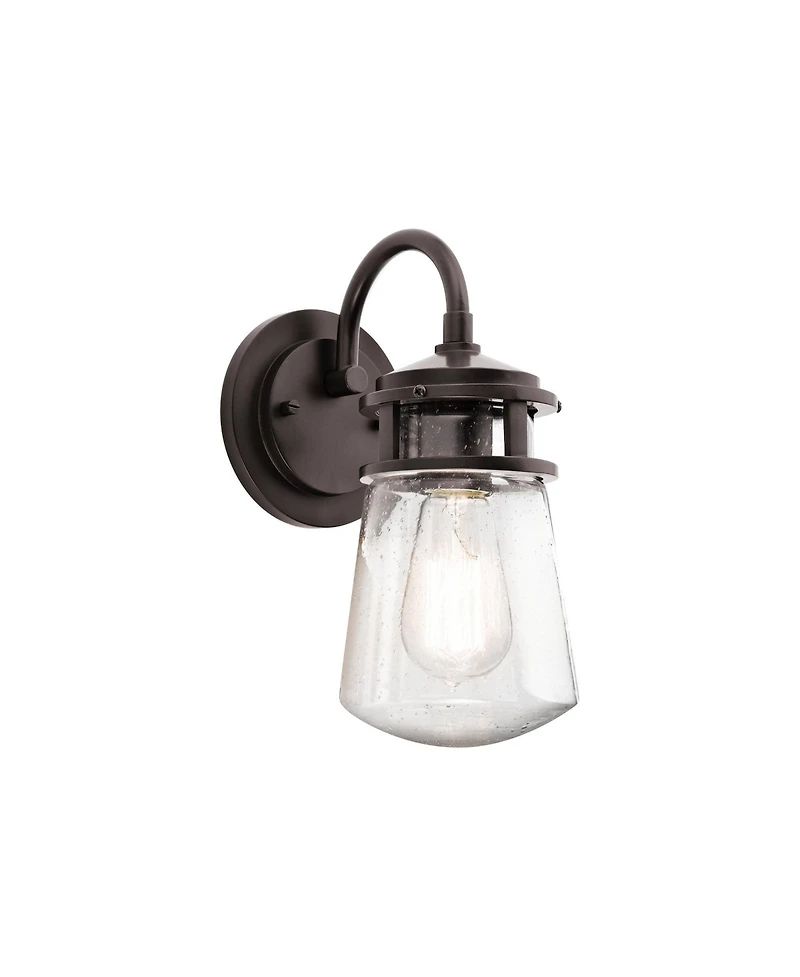 Kichler Lyndon 11 1/4" High Seedy Glass Outdoor Wall Light