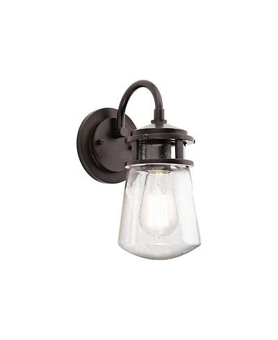 Kichler Lyndon 11 1/4" High Seedy Glass Outdoor Wall Light