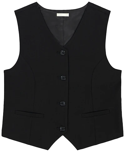 Calvin Klein Girls' 7-16 Refined Stretch Tailored Vest