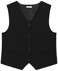 Calvin Klein Girls' 7-16 Refined Stretch Tailored Vest