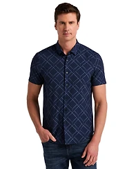 Perry Ellis Men's Geo Print Slim-Fit Shirt