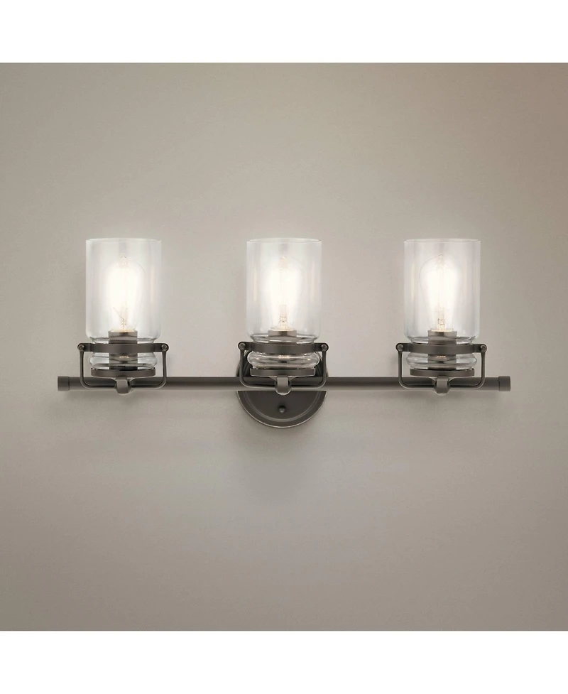 Kichler Brinley 24" Wide Olde Bronze 3-Light Bath Light