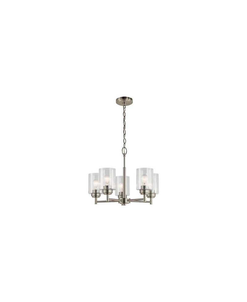 Kichler Winslow 19 3/4"W Brushed Nickel 5-Light Chandelier