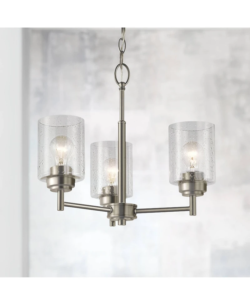 Kichler Winslow 18" Wide Brushed Nickel 3-Light Chandelier