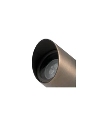 Kichler Boxer 2 1/2"H Brass Outdoor Spot Light w/ Adjustable Cowl