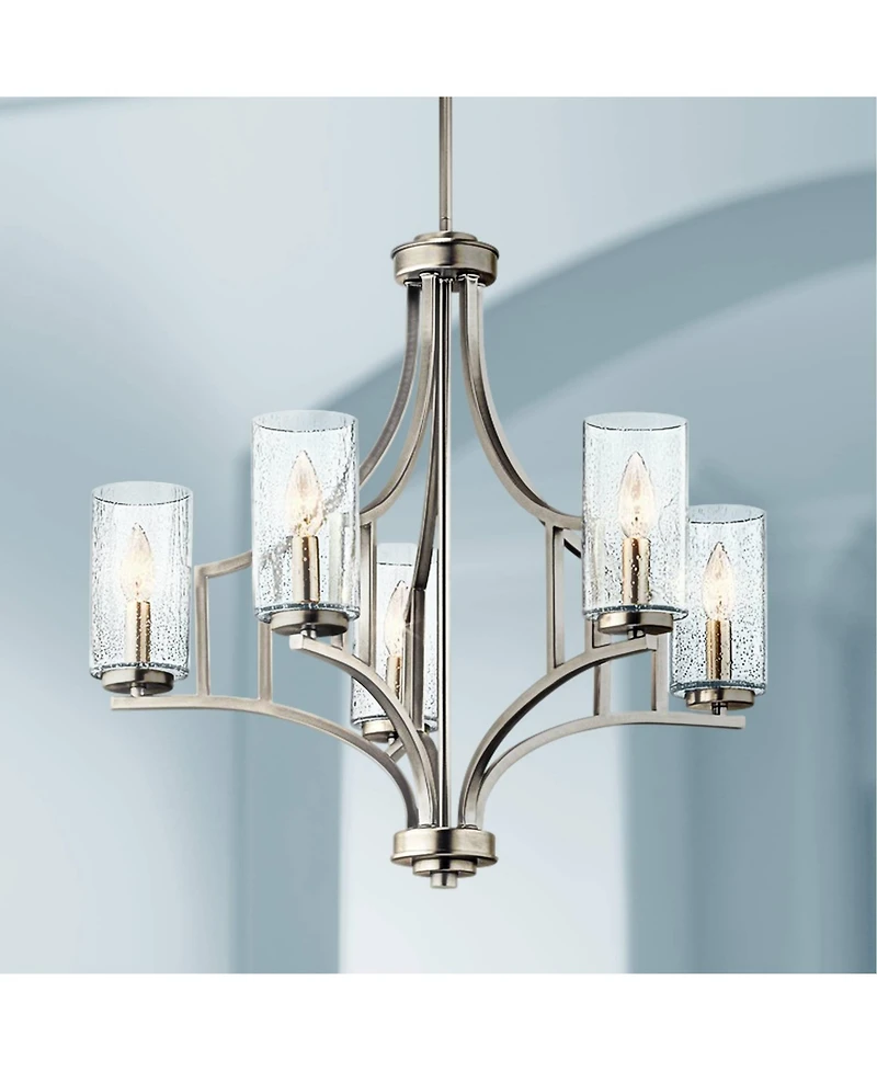 Kichler Vara 25 1/4" Wide Brushed Nickel 5-Light Chandelier