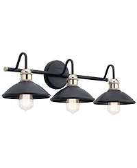 Kichler Clyde 26 1/4" Wide Olde Bronze 3-Light Bath Light