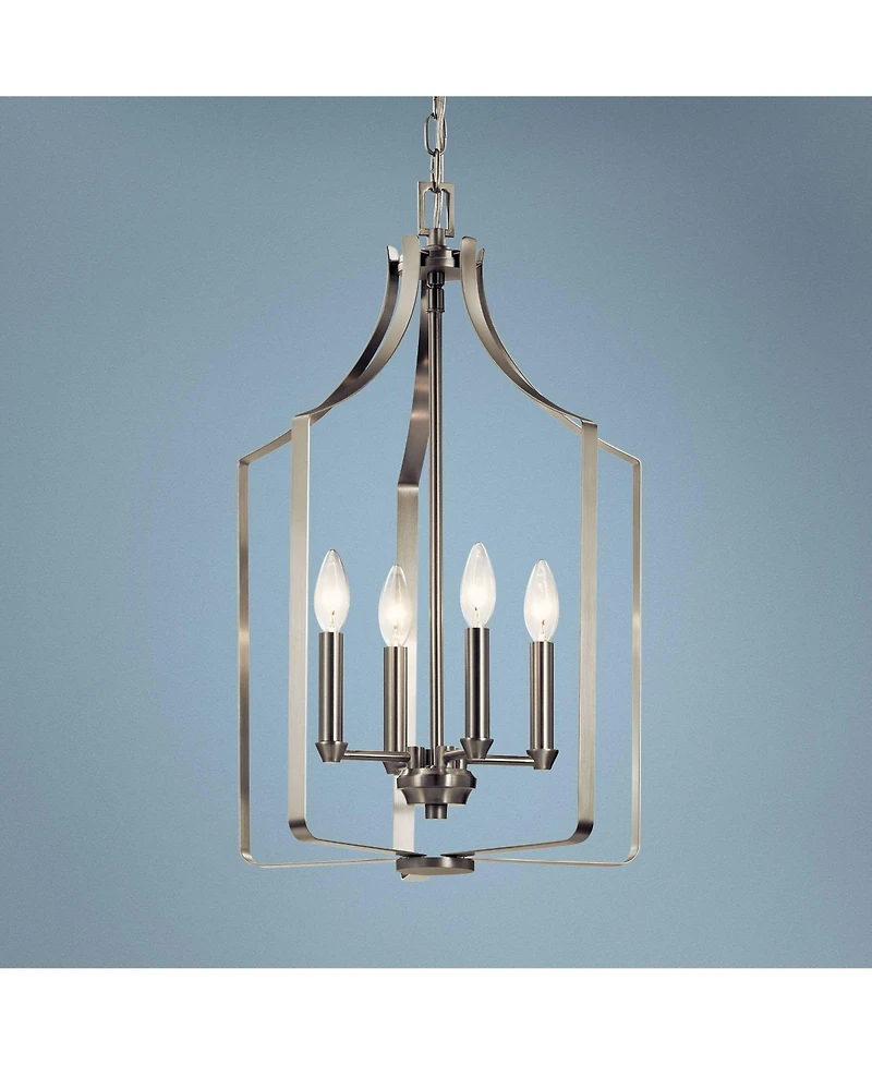 Kichler Morrigan 15" Wide Brushed Nickel 4-Light Chandelier